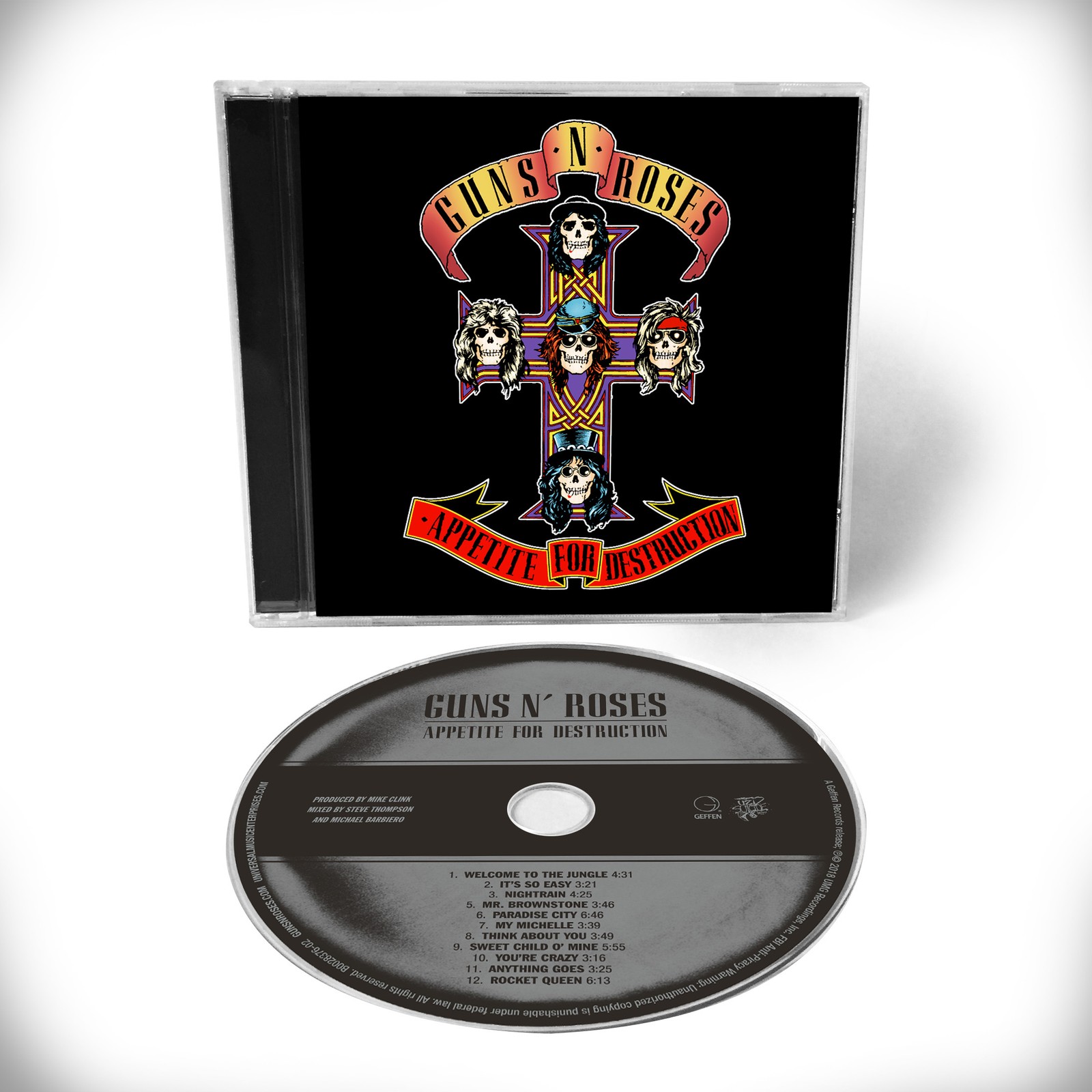 Guns N' Roses Appetite for Destruction (CD) Remastered Album