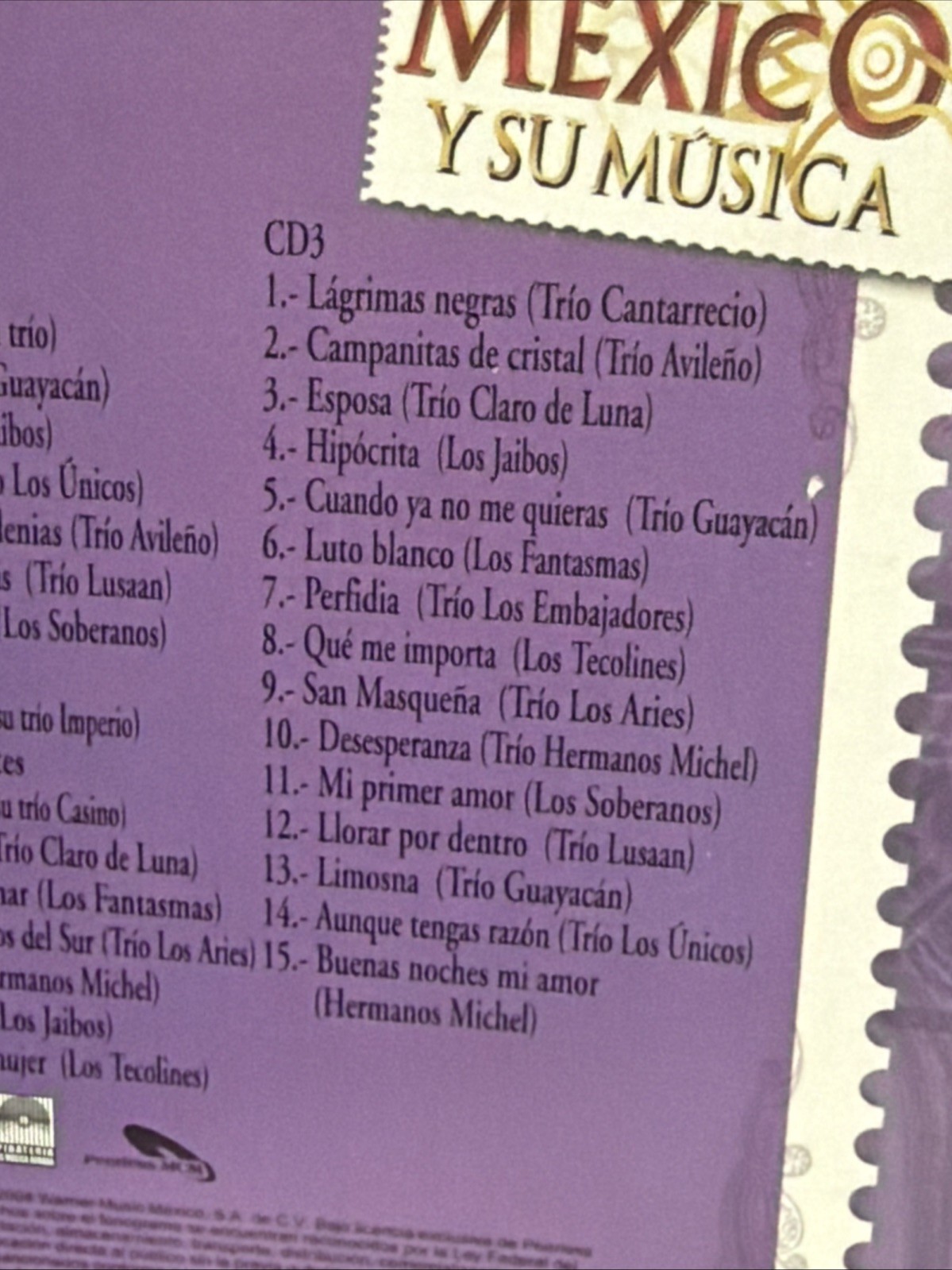 Los Mejores Trios - Serie 20 Exitos CD 1991 - EXCELLENT CONDITION - Los Dandy's
