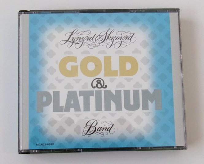 Lynyrd Skynyrd Gold & Platinum 2-CD Compilation MCA Records Southern Rock VG+