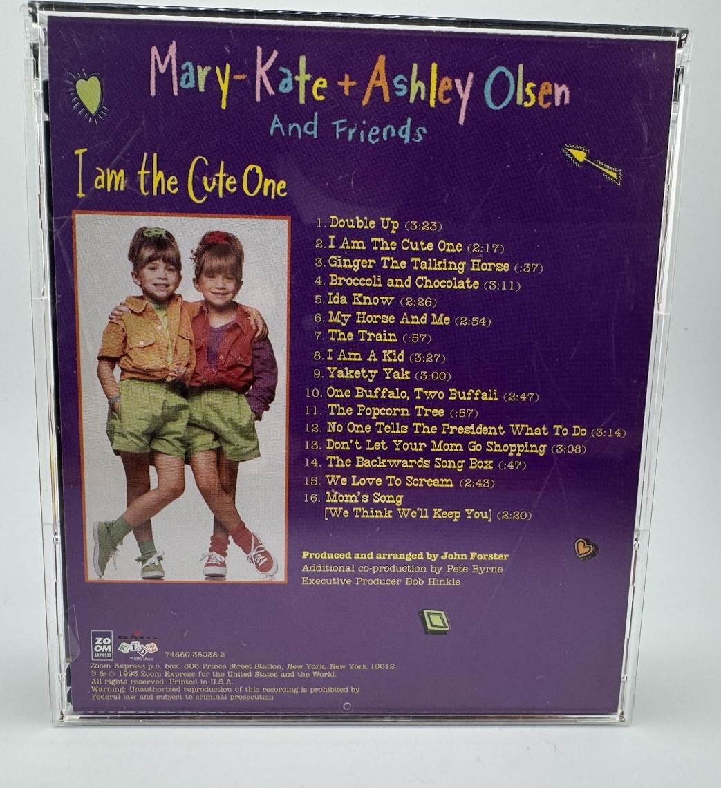 Mary-Kate & Ashley Olsen - I Am The Cute One (CD) (Near Mint (NM or M-)) - 36793