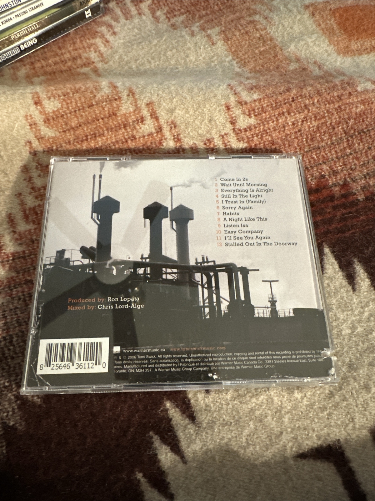 Stalled Out in the Doorway * by Tomi Swick (CD, Sep-2006, WEA (Distributor))
