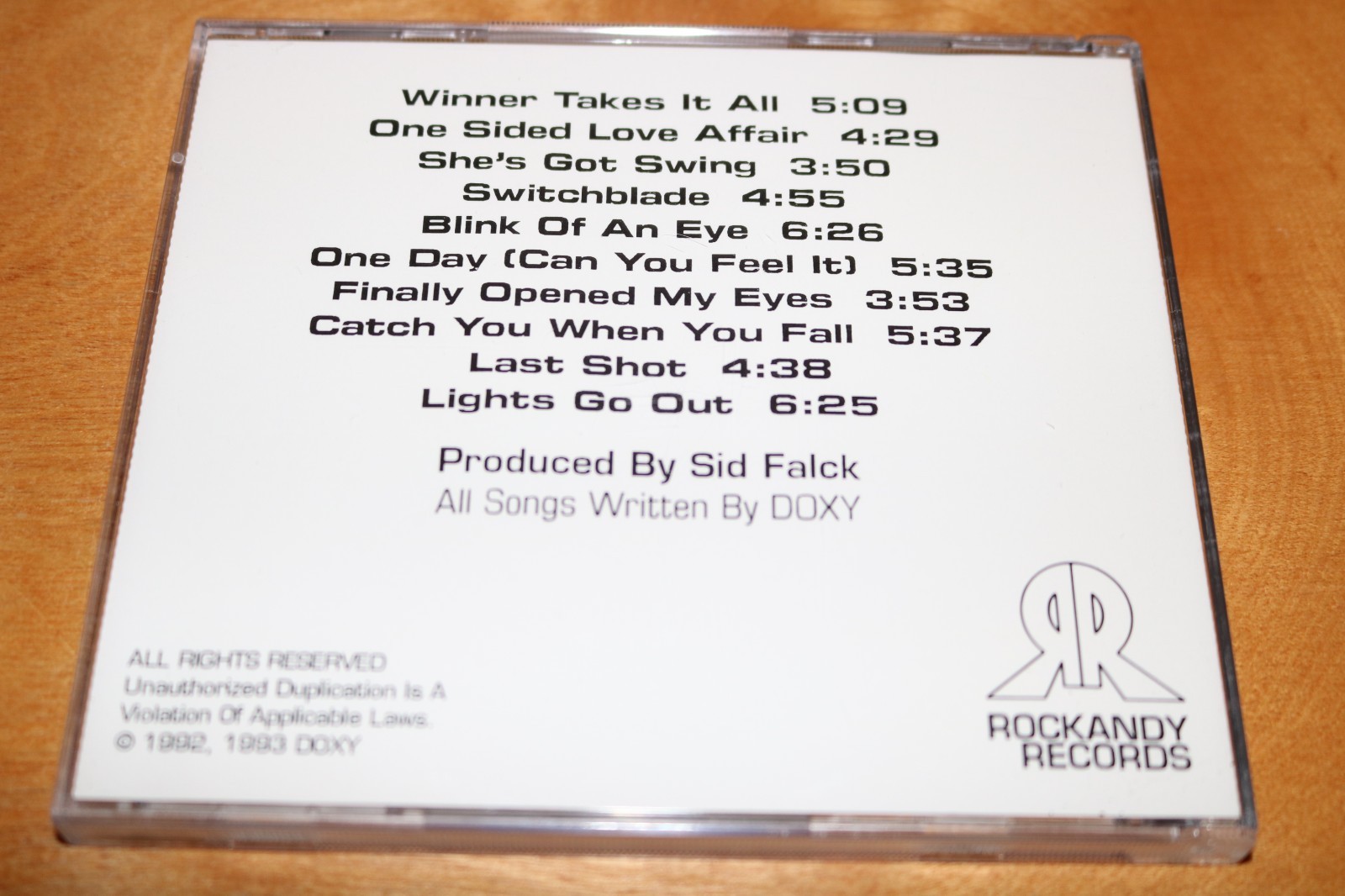 DOXY Talk Is Cheap CD Glam HAIR METAL Vain SKID ROW Tesla BANG TANGO RARE 1993