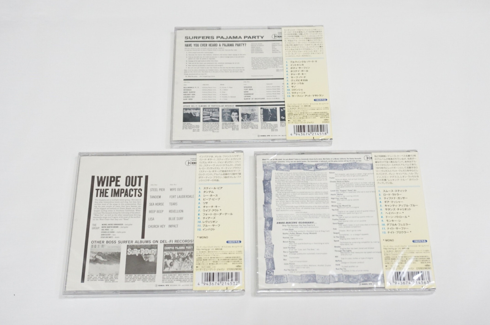 V.A ~ 1960s Surfin / Hot Rod 1200 CD Series Cmplt 17 Titles Set Sealed Obi Japan