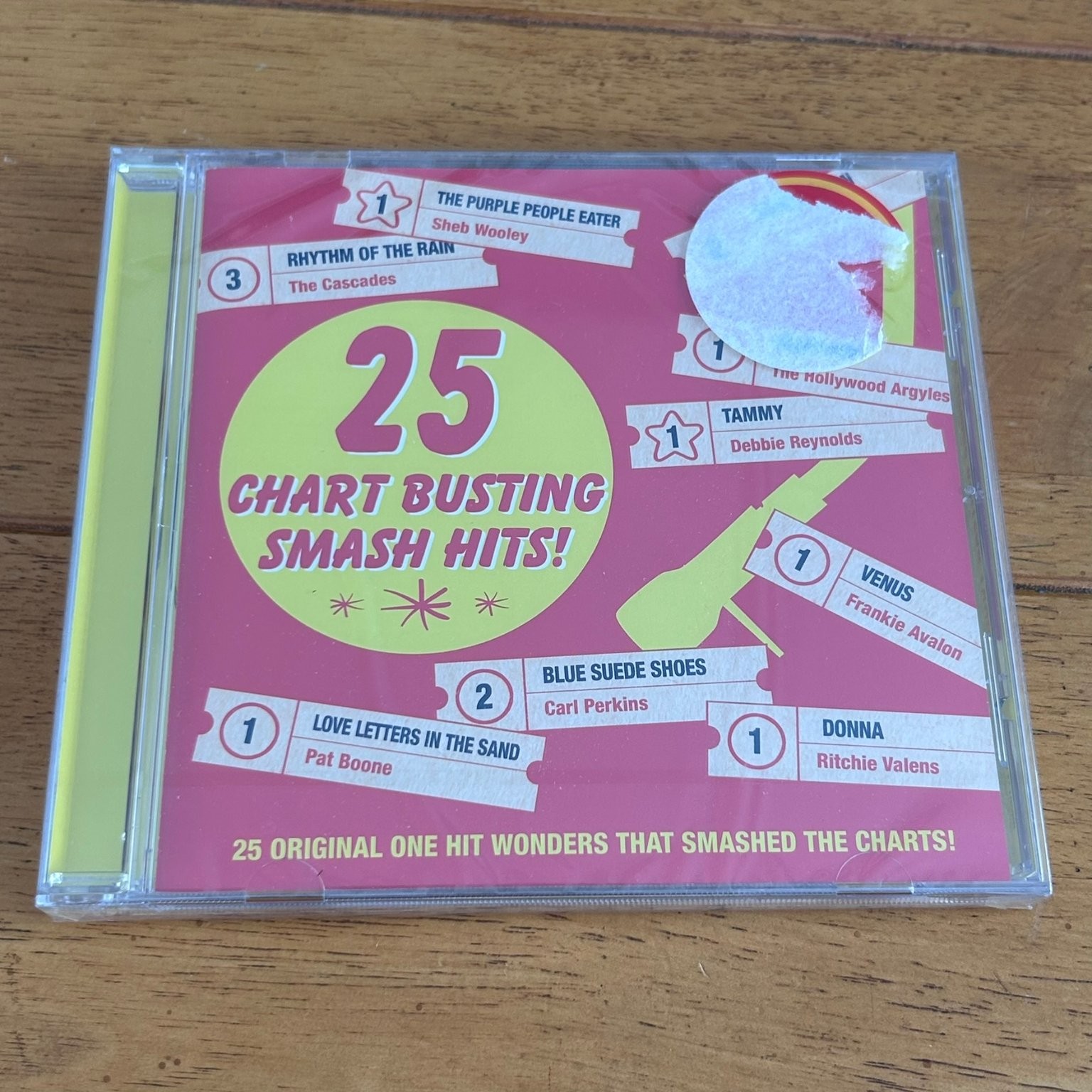 25 Chart Busting Smash Hits! CD 2020 One Hit Wonders Pop Rock MKM Music New