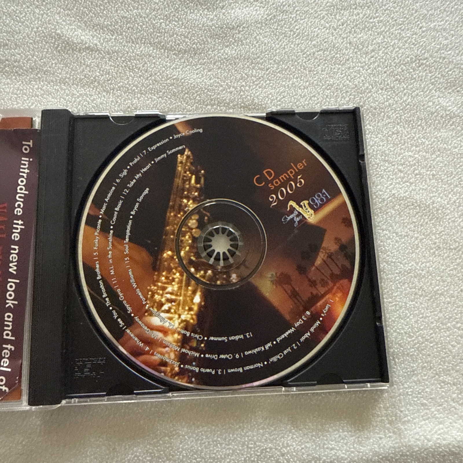 SMOOTH JAZZ 98.1 CD Sampler 2005 OOP Compilation Mindi Abair Norman Brown More !
