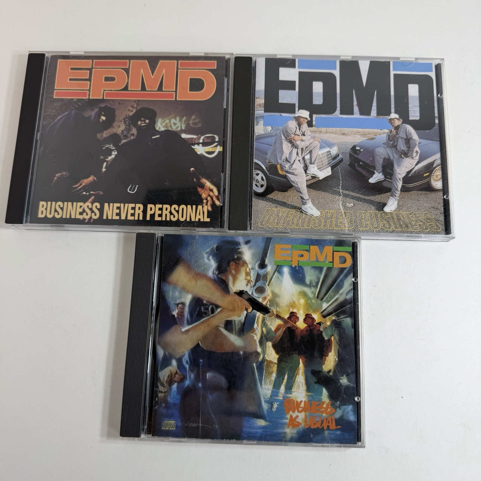 EPMD CD Lot Of 3 Strictly Business As Usual Unfinished Business Never Personal