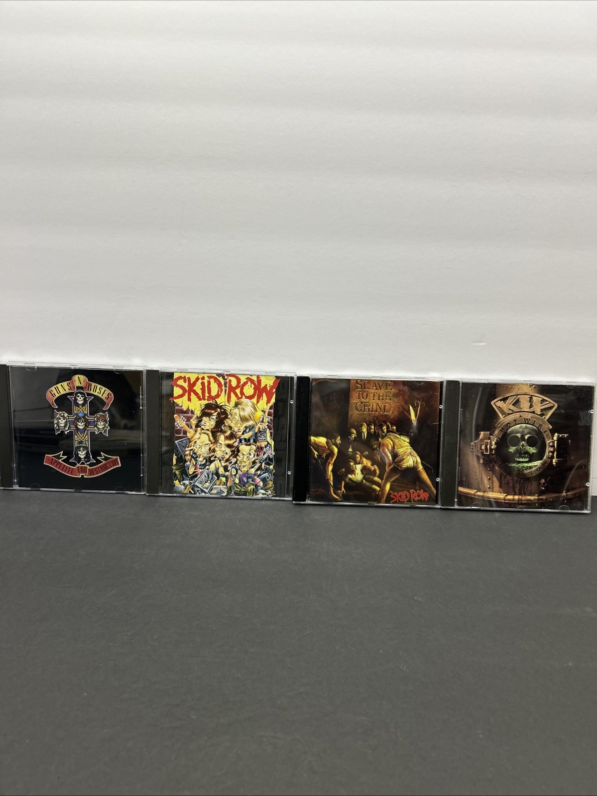 HAIR METAL LOT OF 4 CD’S SKID ROW, GUNS N’ ROSES & KIX See Photos For Titles