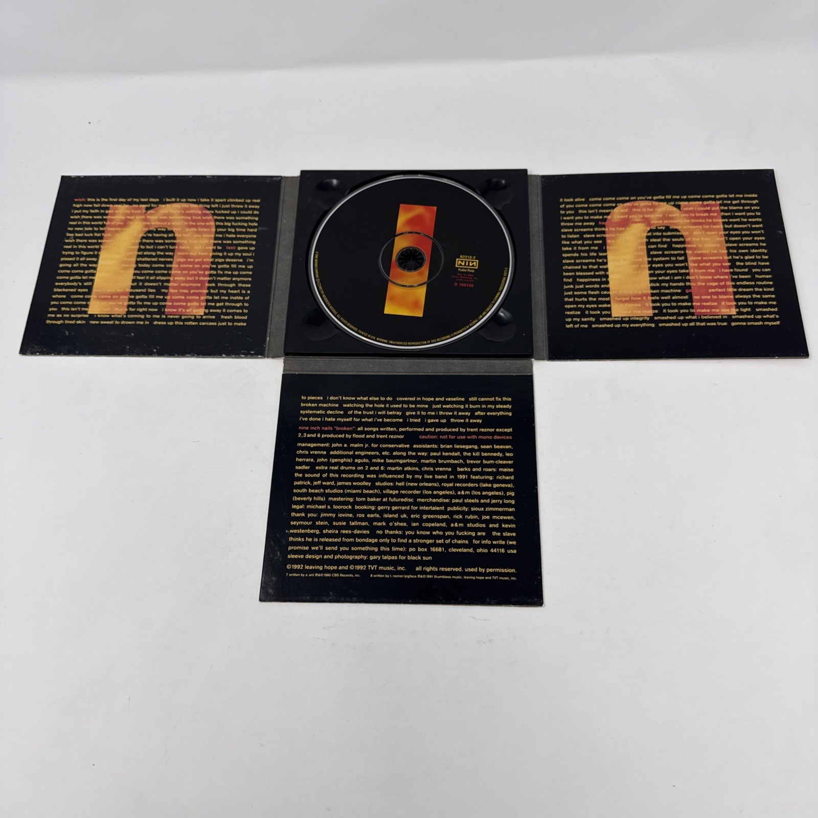 Nine Inch Nails Broken CD 1992 Interscope