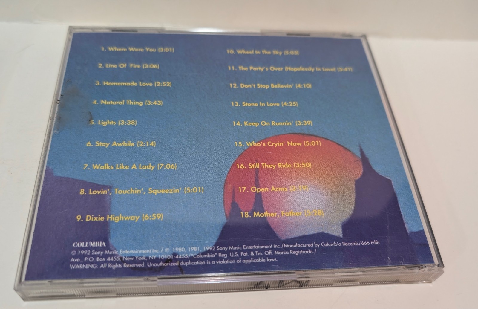 JOURNEY - TIME - 3 CD set - (Columbia, 1992).