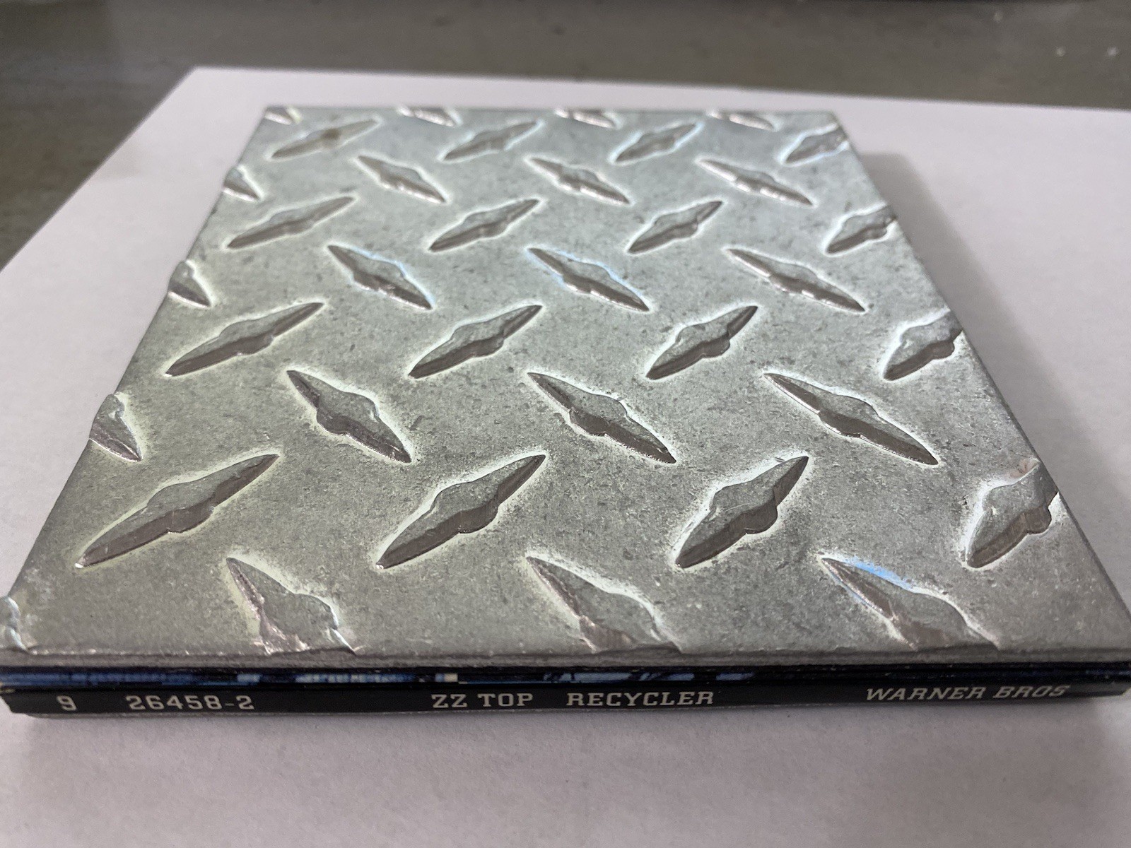 ZZ Top Recycler CD Set Diamond Steel Plate Case Box WB Classic Rock Limited
