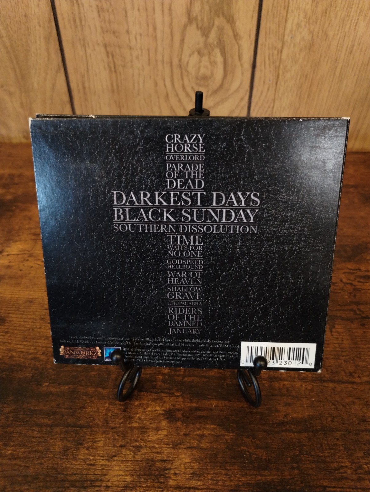 Black Label Society Order of the Black CD Digipak 2010 E1E-CD-2301 Zakk Wylde
