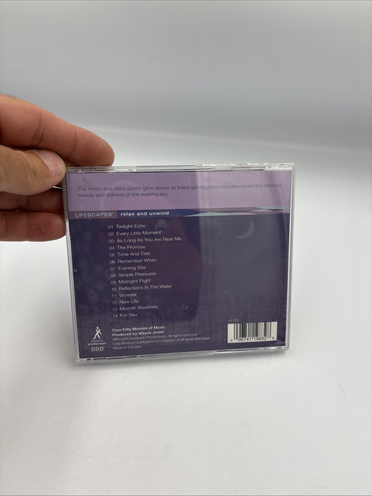 Lifescapes - Quiet Night CD 2008 Relaxing Piano Instrumental Compass
