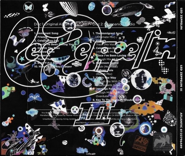 Led Zeppelin – Led Zeppelin III CD - Third Studio Album - Deluxe Edition