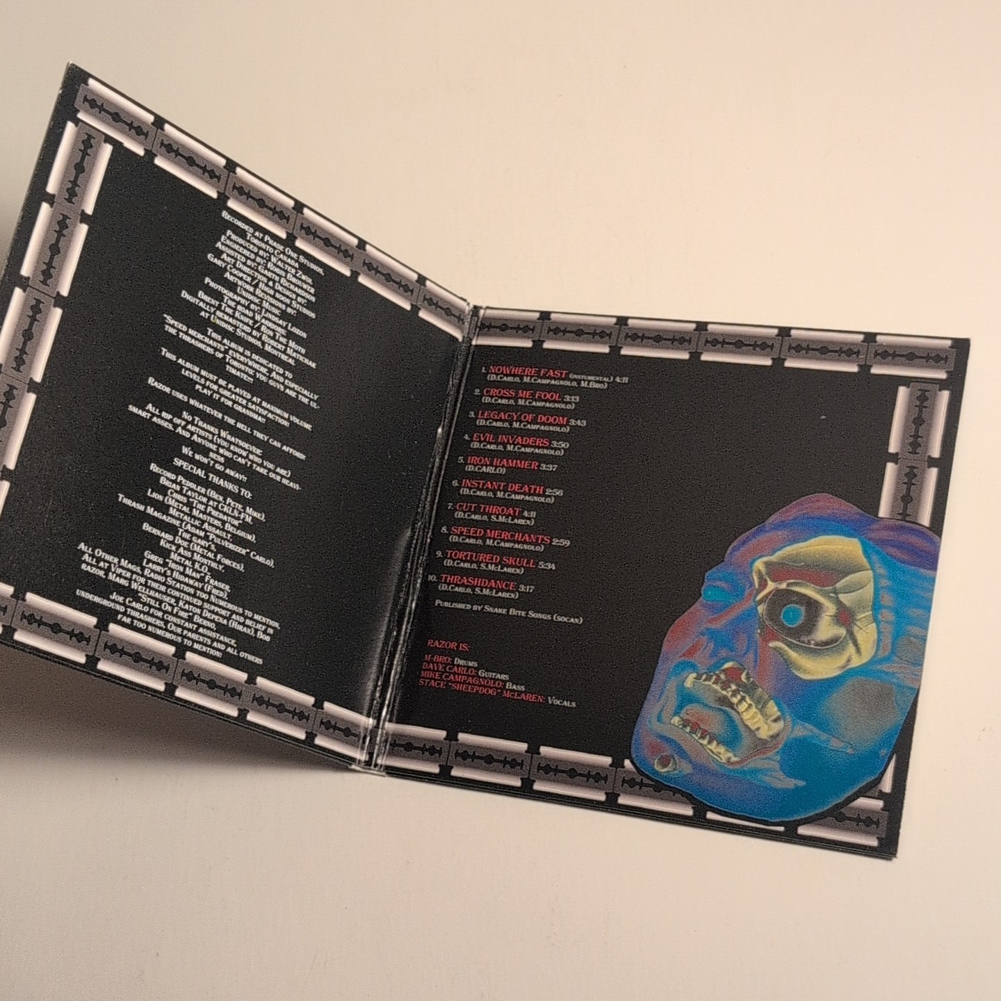 Razor - Evil Invaders CD ATM-0112 Thrash Speed Metal Canada Reissue Digipak