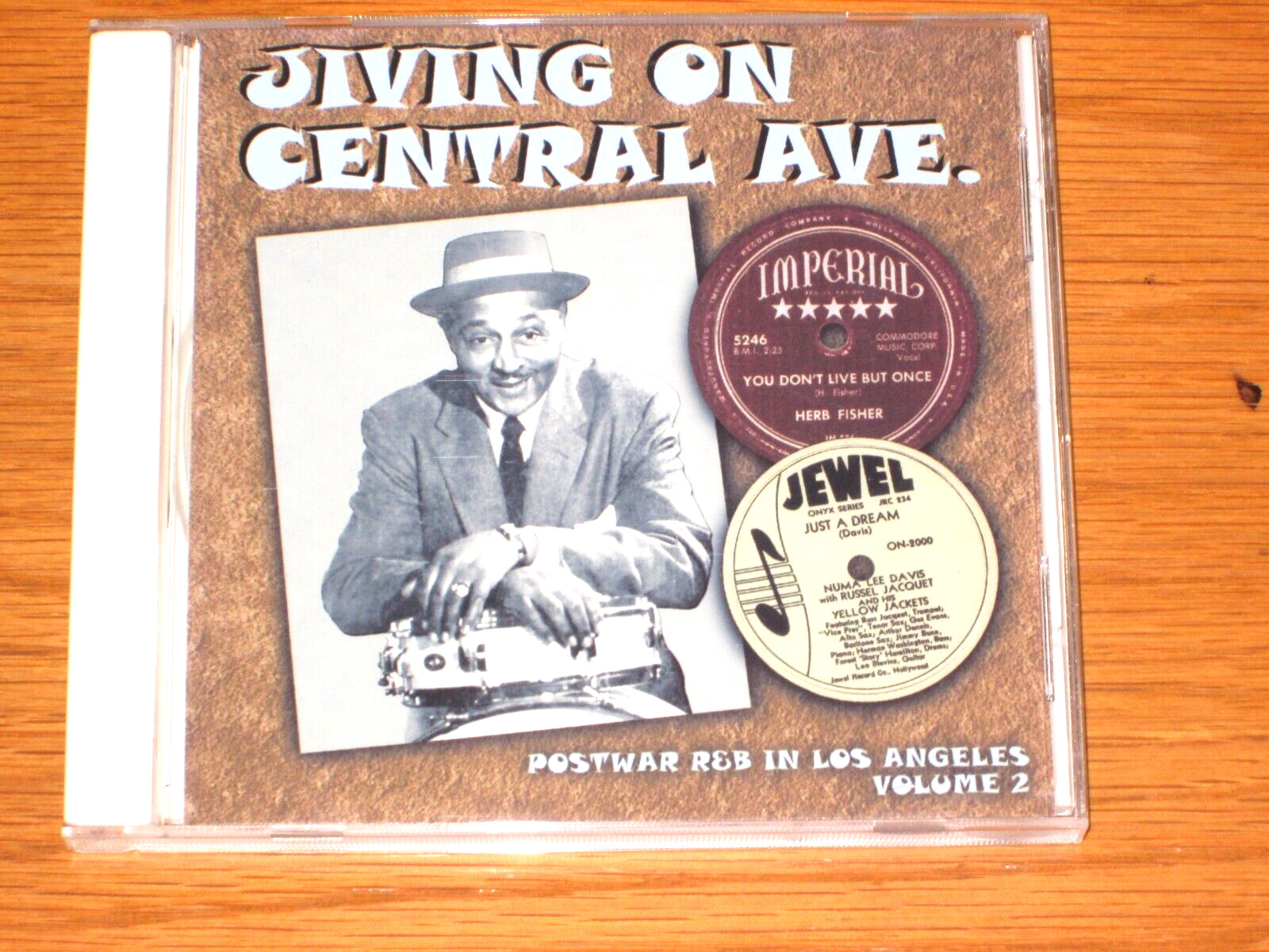 USED/NEAR MINT BLUES / R&B CD - VARIOUS ARTISTS - "JIVING ON CENTRAL AVE." vol 2