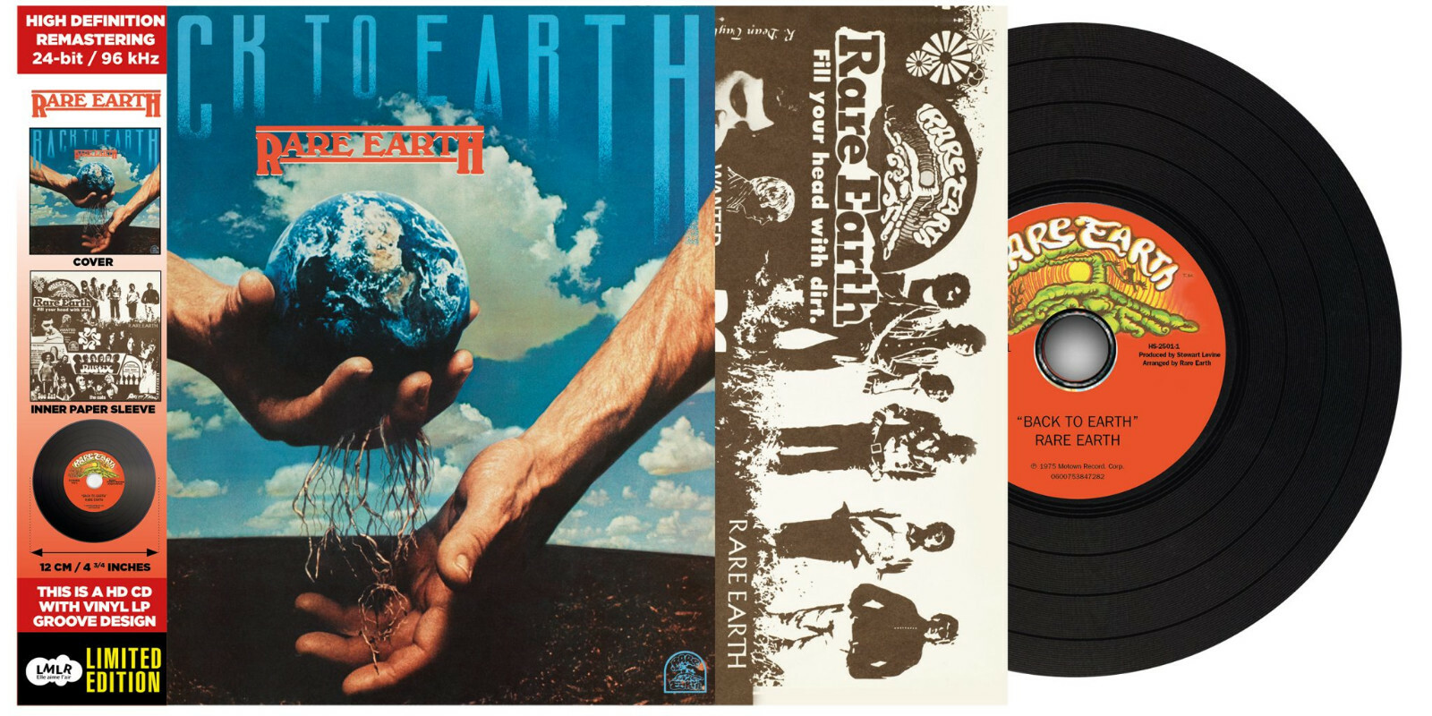 Rare Earth • Back To Earth CD 1975 L.M.L.R. UK 2019 •• NEW ••