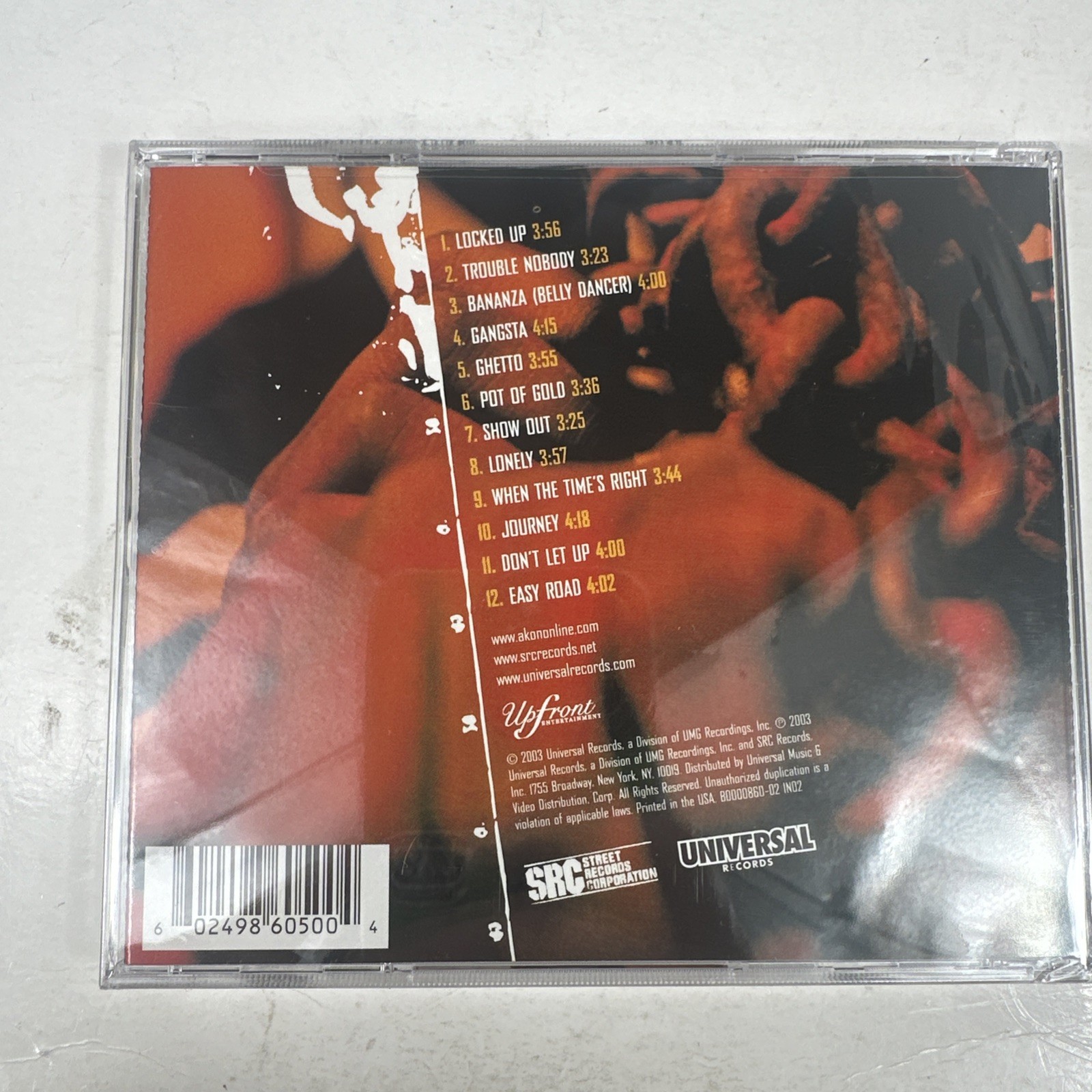 Akon CD Trouble PA 2004 Universal Records Hip-Hop Soul Brand New Factory Sealed