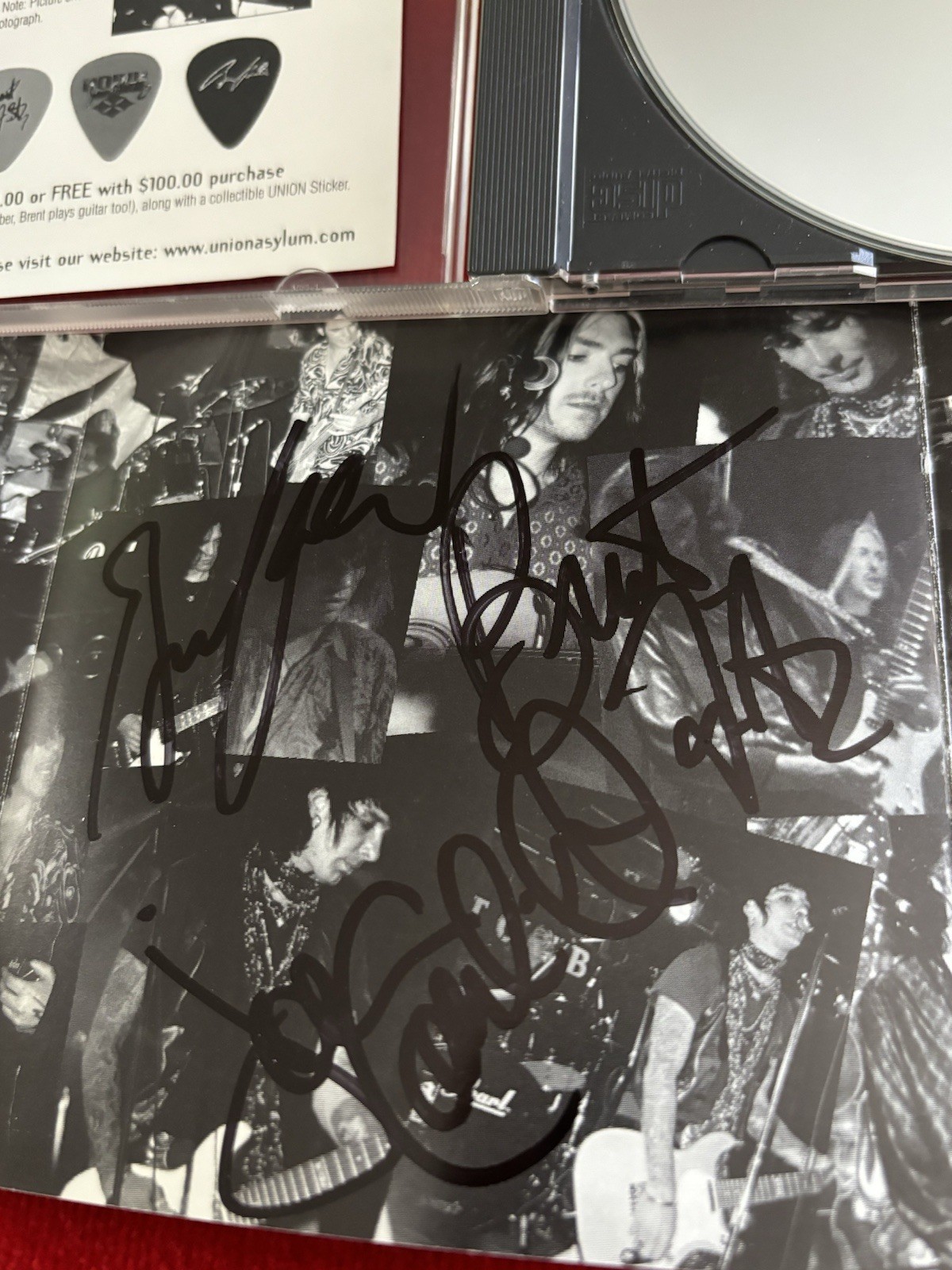 Union : Live In The Galaxy CD 1999 SIGNED by band MINT