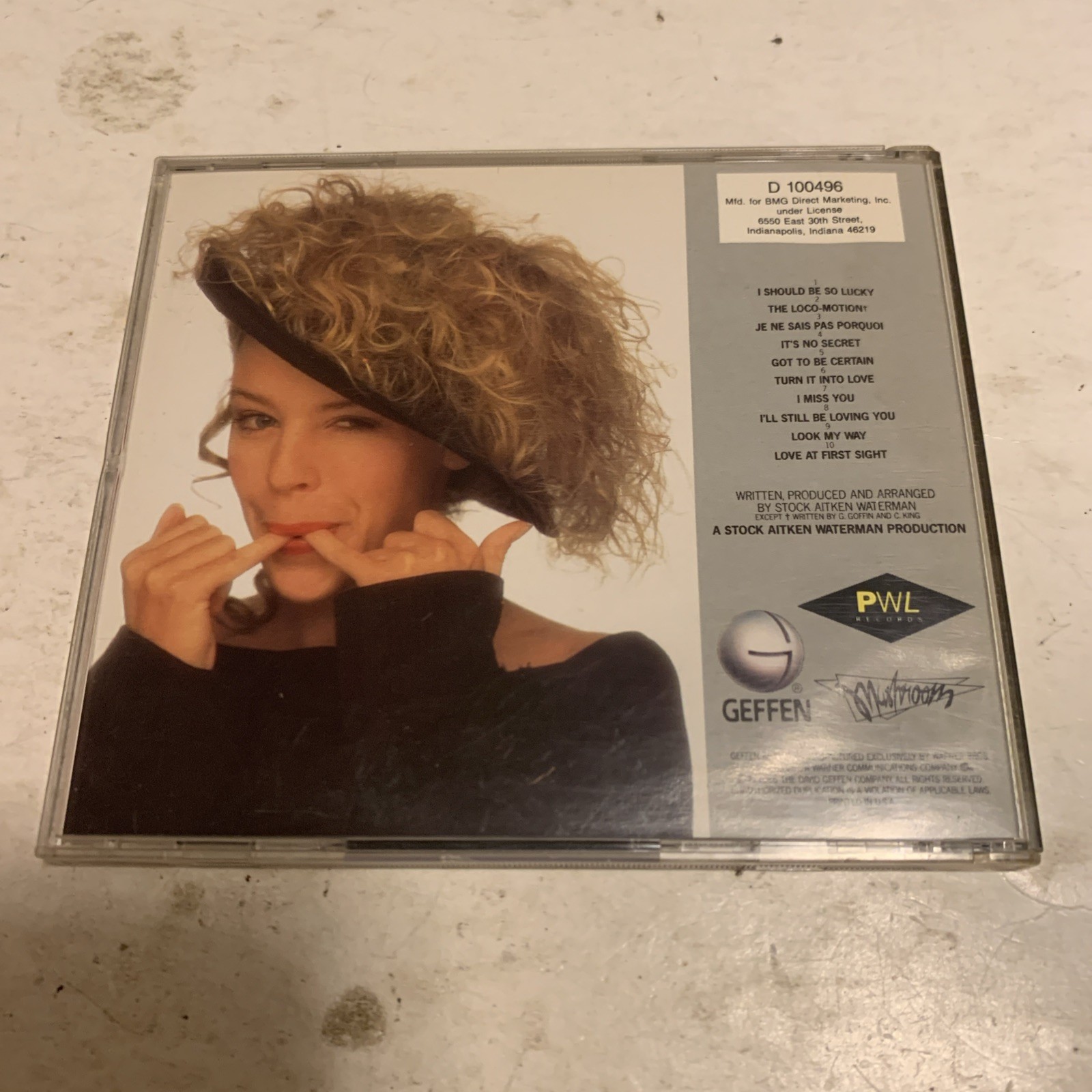 Kylie Minogue – Kylie CD 1988 Pop Dance-Pop Geffen Stock Aitken Waterman., CD10
