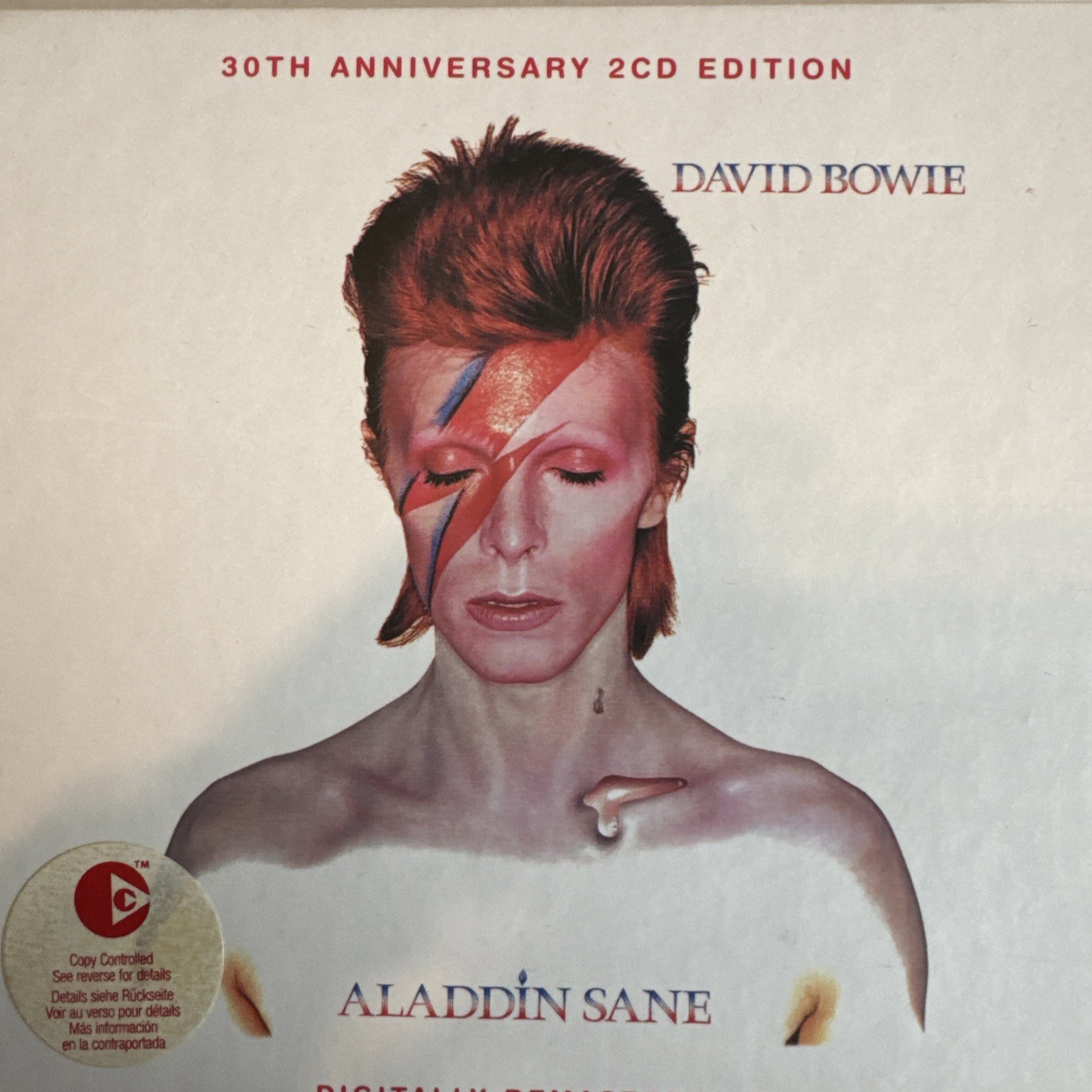 DAVID BOWIE Aladdin Sane 2-CD 30th Ann. Ed; hard cover bklt rare unplayed ITALY