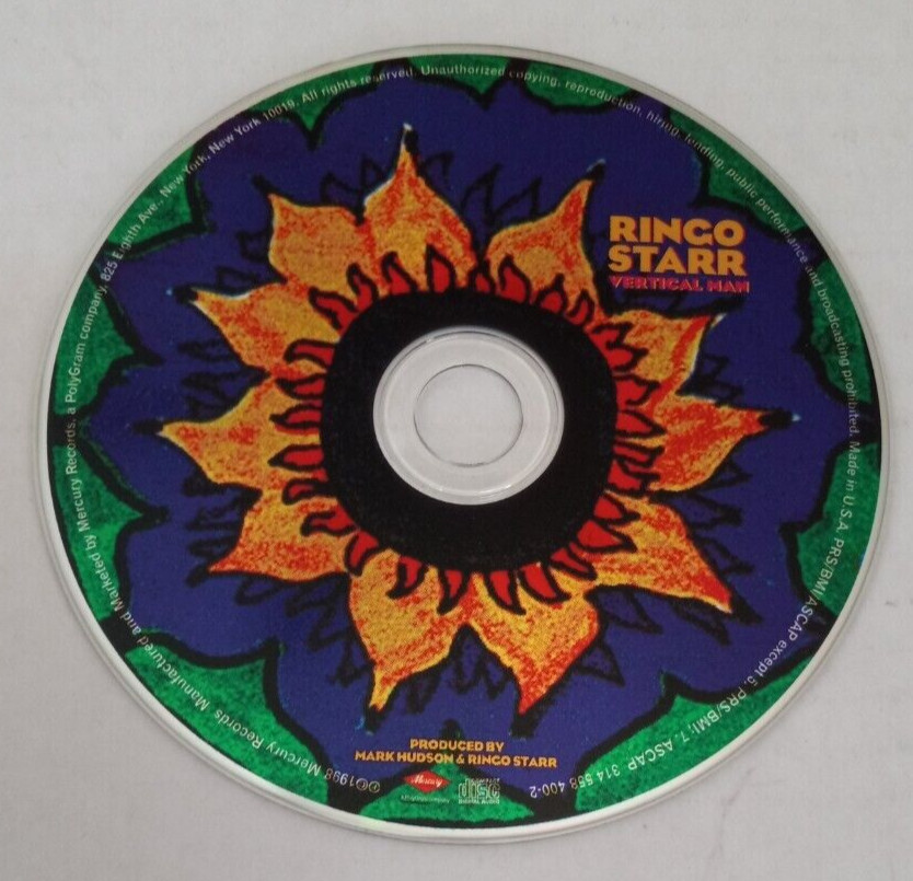 RINGO STARR VERTICAL MAN CD (1998 MERCURY) RARE