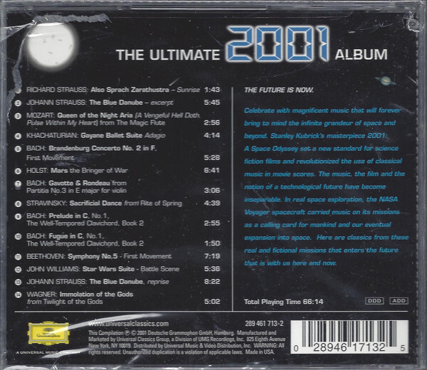 Various - The Ultimate 2001 Album (CD, Comp) (Mint (M))