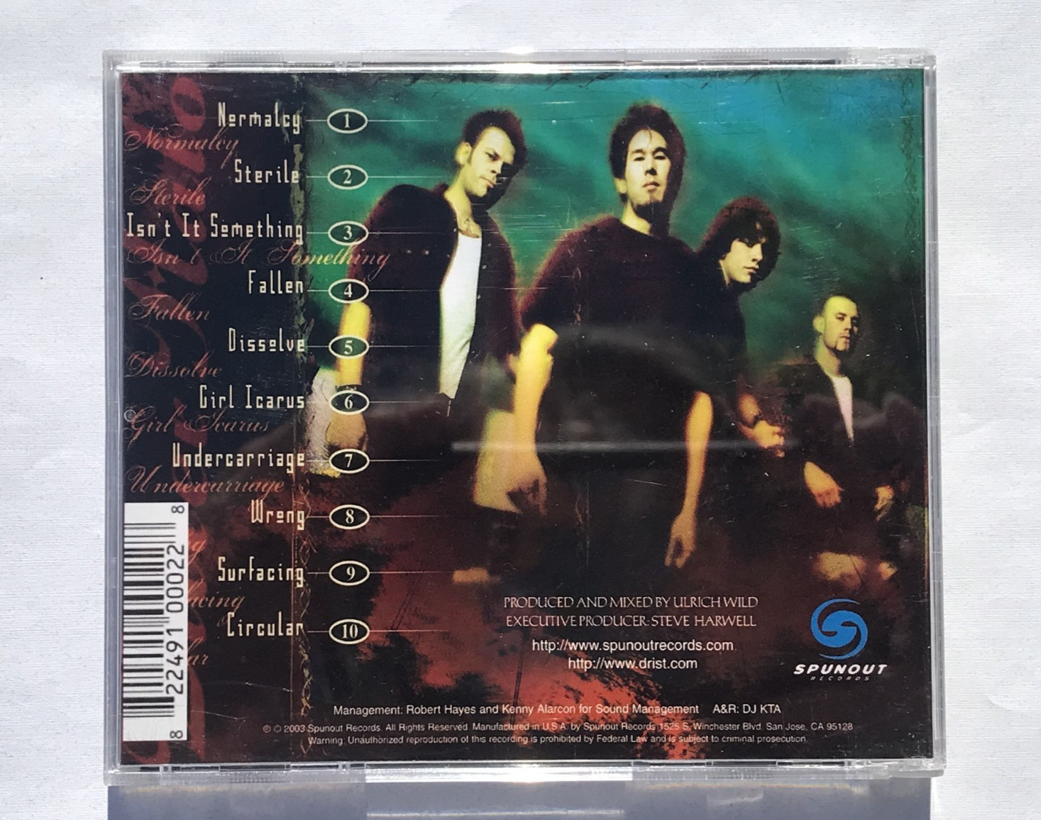 Drist – Bitter Halo (CD, 2003) RARE ☆*NEAR MINT DISC*☆ Garage Rock