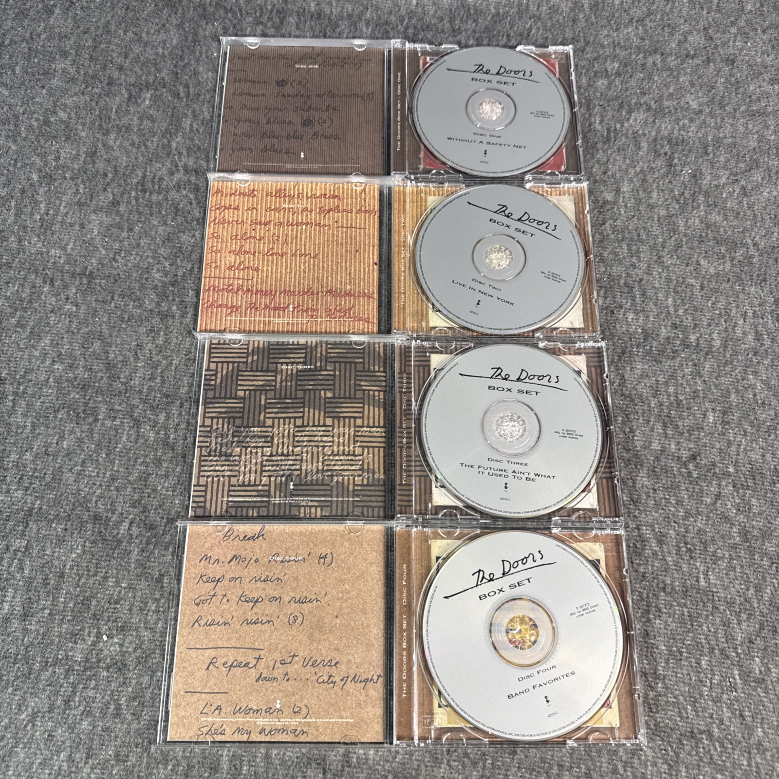 The Doors : The Doors Box Set 4 CD 54 Tracks W/ Booklet Rare, Unreleased, Live