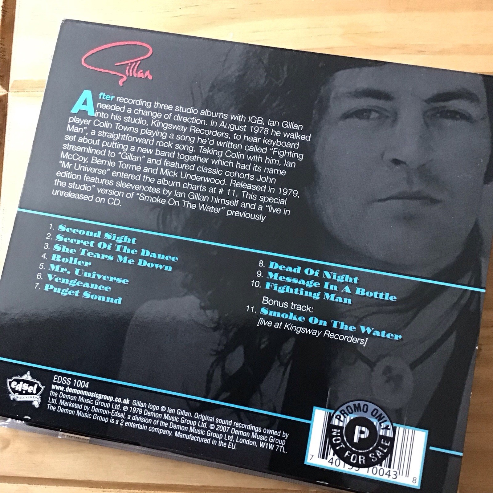 Gillan - Mr Universe CD 2007 Edsel Records Rare Promo Copy W/Slipcase Mint
