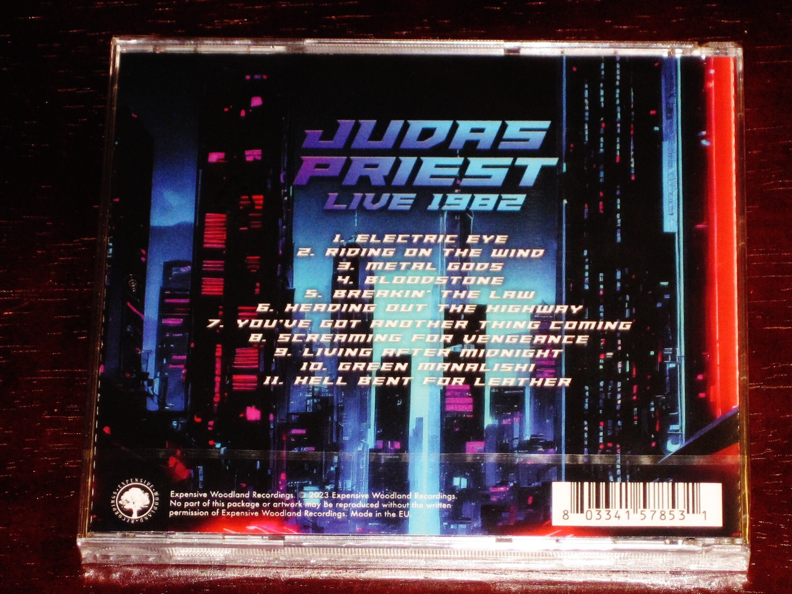 Judas Priest: Live 1982 CD 2023 Expensive Woodland Recordings EU WL027CD JC NEW