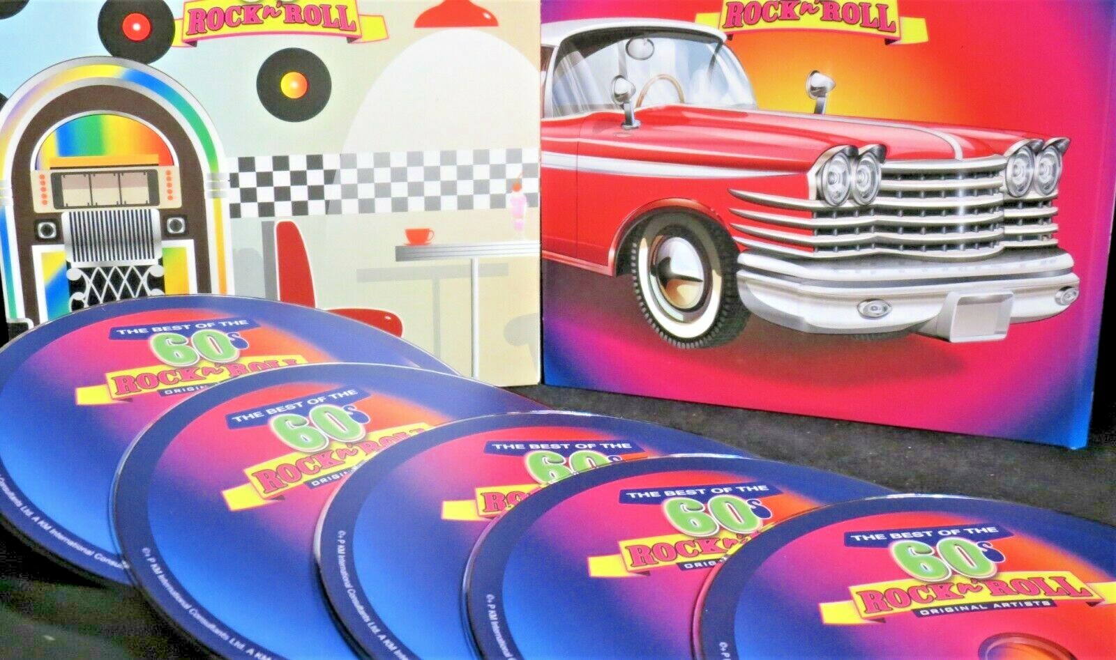 BEST OF 60'S ROCK N ROLL 5 CDS BOX NEW! Tom Jones, Beach Boys, Dion, 60 Tracks