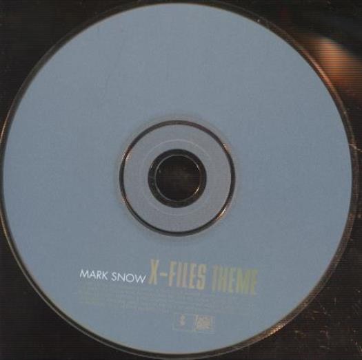 Mark Snow: X-Files Theme: R.H. Factor Radio Edit PROMO MUSIC AUDIO CD house 1998