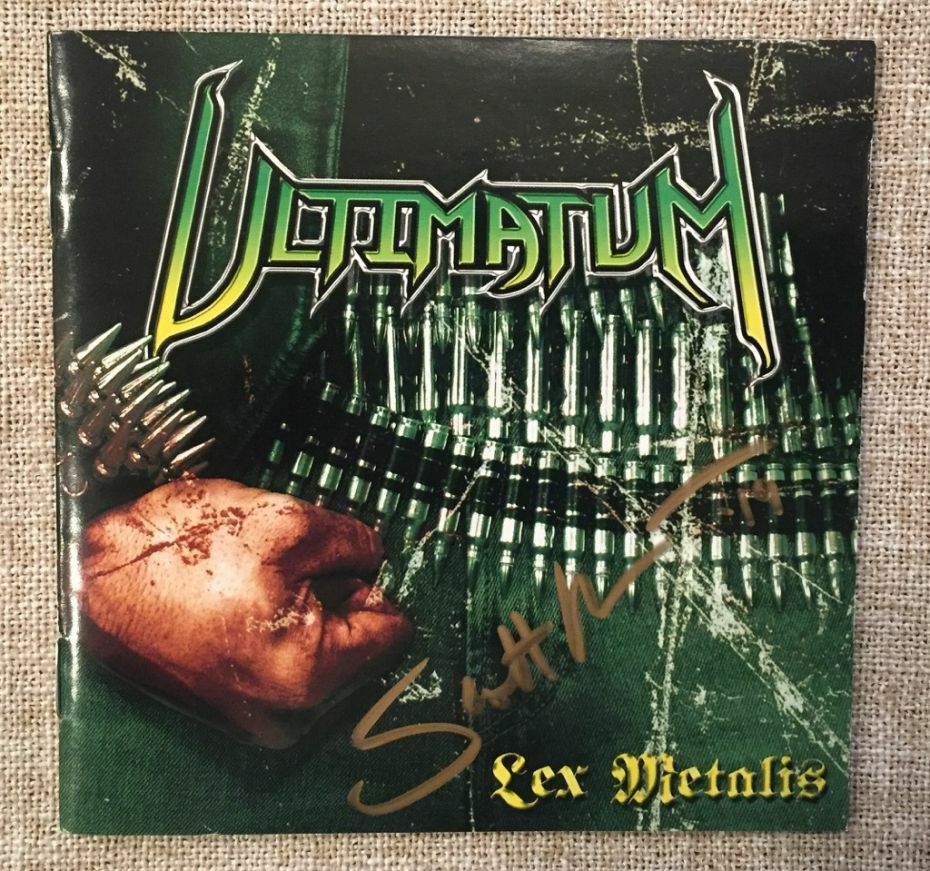 Ultimatum - Lex Metalis + 2 Bonus (RRCD1499) Signed by Scott Waters / Metallica