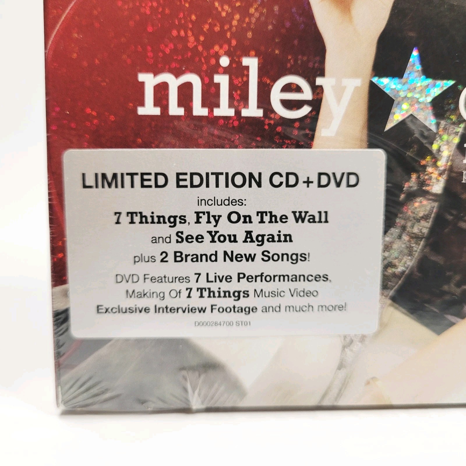 Miley Cyrus - Breakout (Platinum Edition) CD + DVD Limited Glitter Slipcase NEW