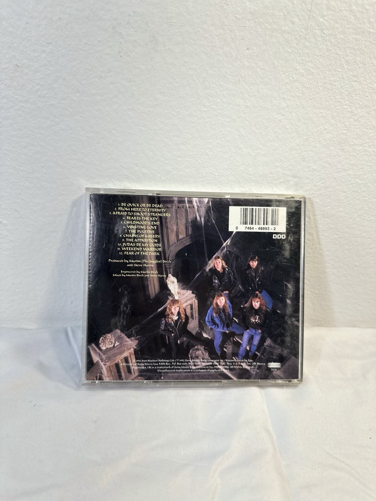 Iron Maiden Fear of the Dark (CD, Epic Records, 1992)
