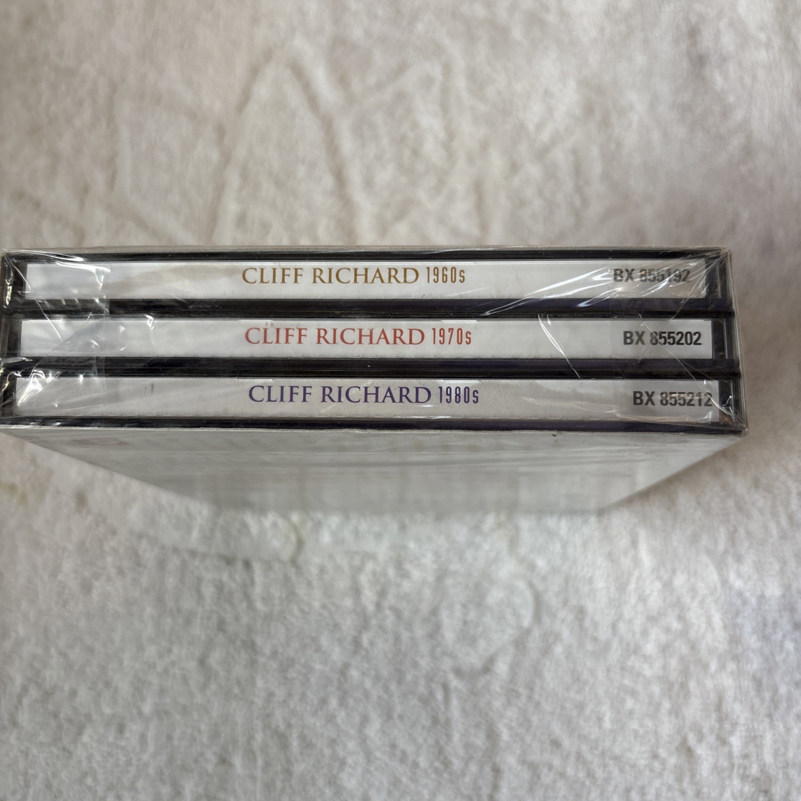 CLIFF RICHARD 3 CD BOX SET 1960'S, 1970'S & 1980'S UNOPENED