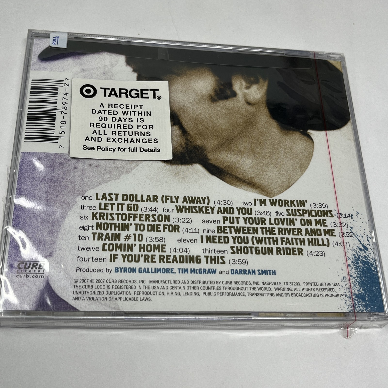 Tim McGraw - Let It Go (CD, 2007, Curb Records) Brand New Sealed with Hype