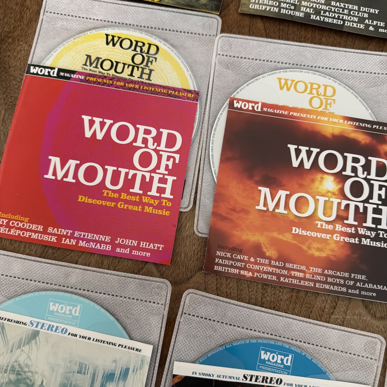 The Word Magazine WORD OF MOUTH 9 CD LOT Various Pop UK 2000s