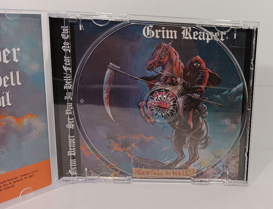 Grim Reaper– See You In Hell / Fear No Evil CD (1998) Steve Grimmett