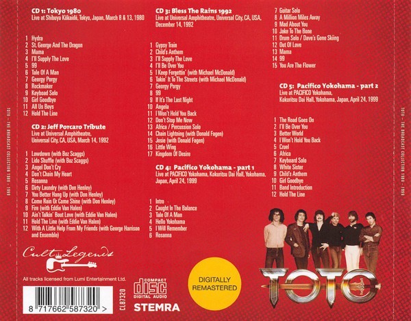 Toto – The Broadcast Collection 5 CD Set - Compilation Album - NEW