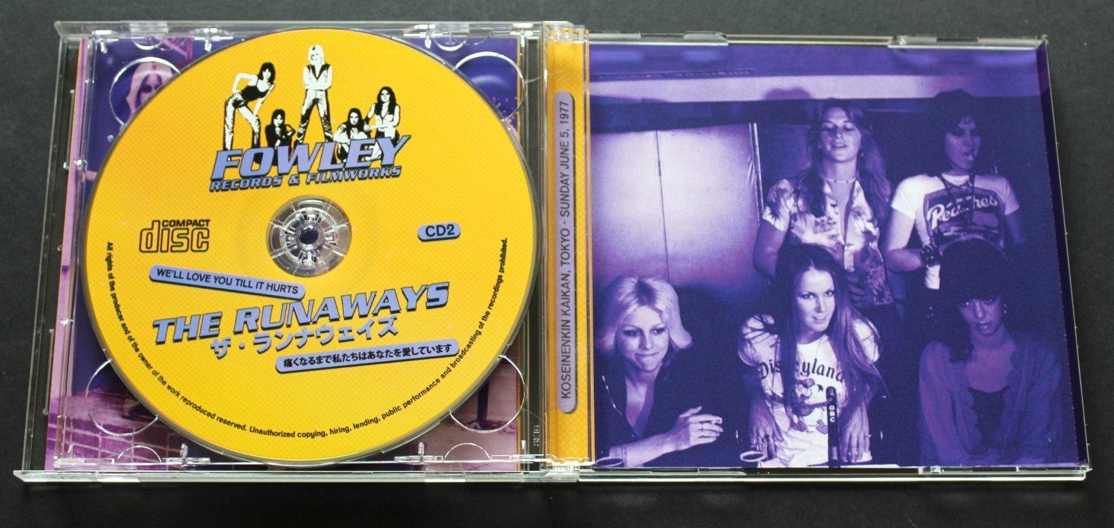 the Runaways Love You Till it Hurts Live Japan 1977 Full Show 2CD