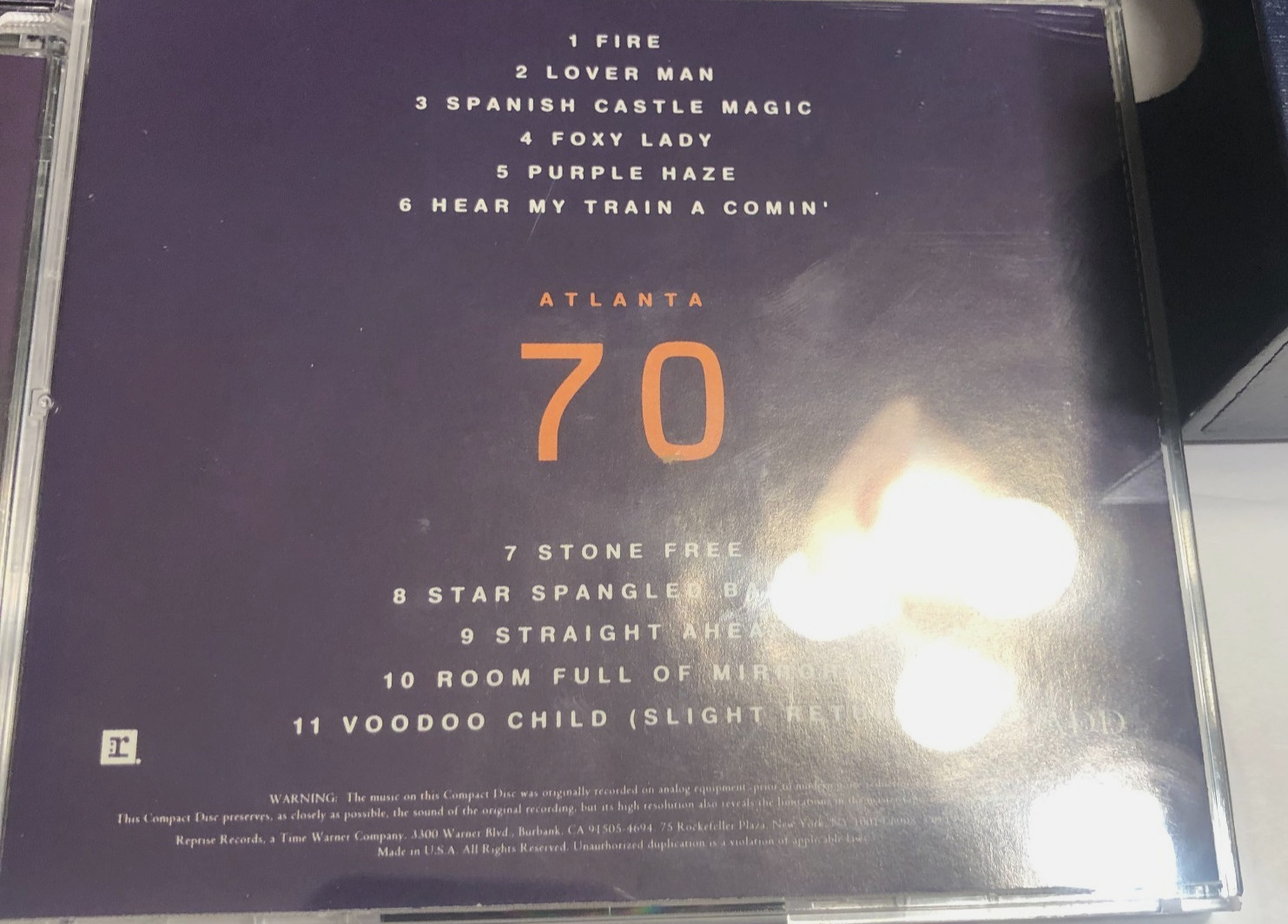 Jimi Hendrix Stages 4x CD Box Live 1991, 4 Discs Warner Bros.)