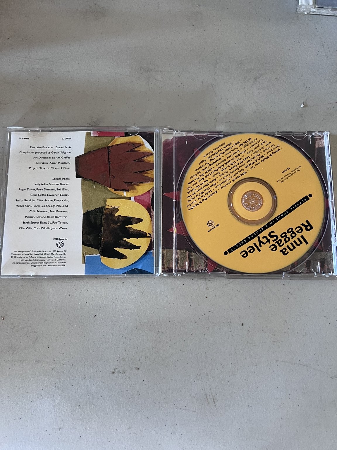 Inna Reggae Stylee CD 1994 Reggae Compilation EMI Records