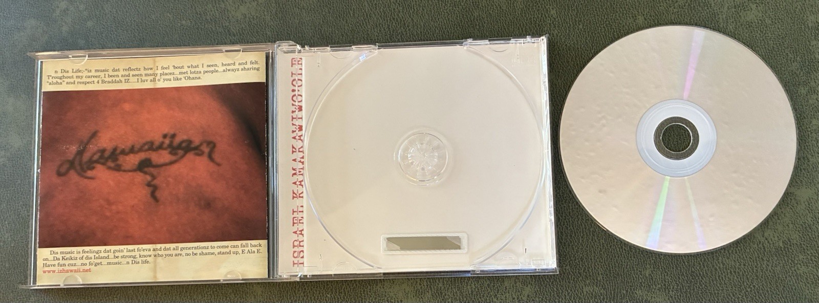 LOT OF 2 CDS ~ IZ ISRAEL KAMAKAWIWO'OLE ~ FACING FUTURE ~ IN DIS LIFE