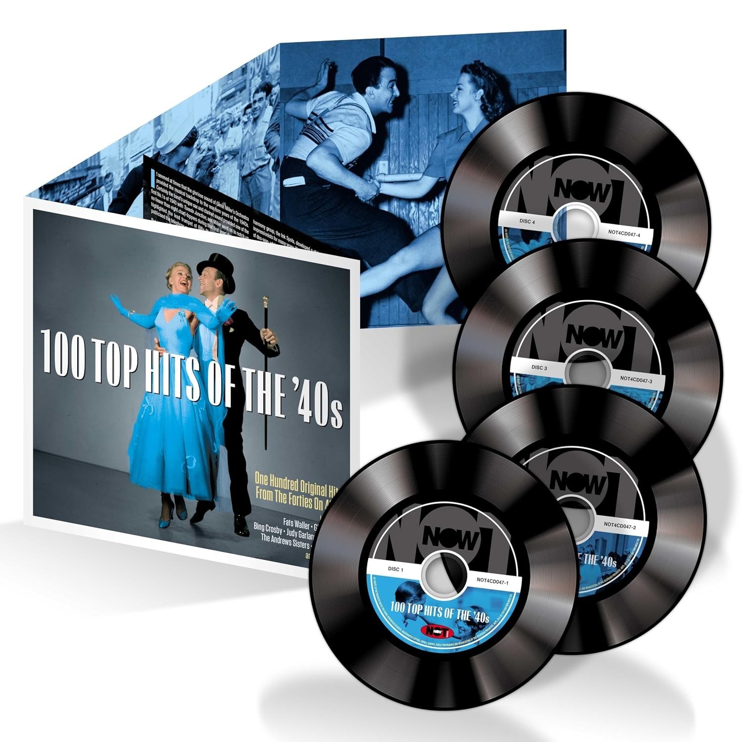 Various Artists - 100 Top Hits Of The 40's 4 CD Set - NEW