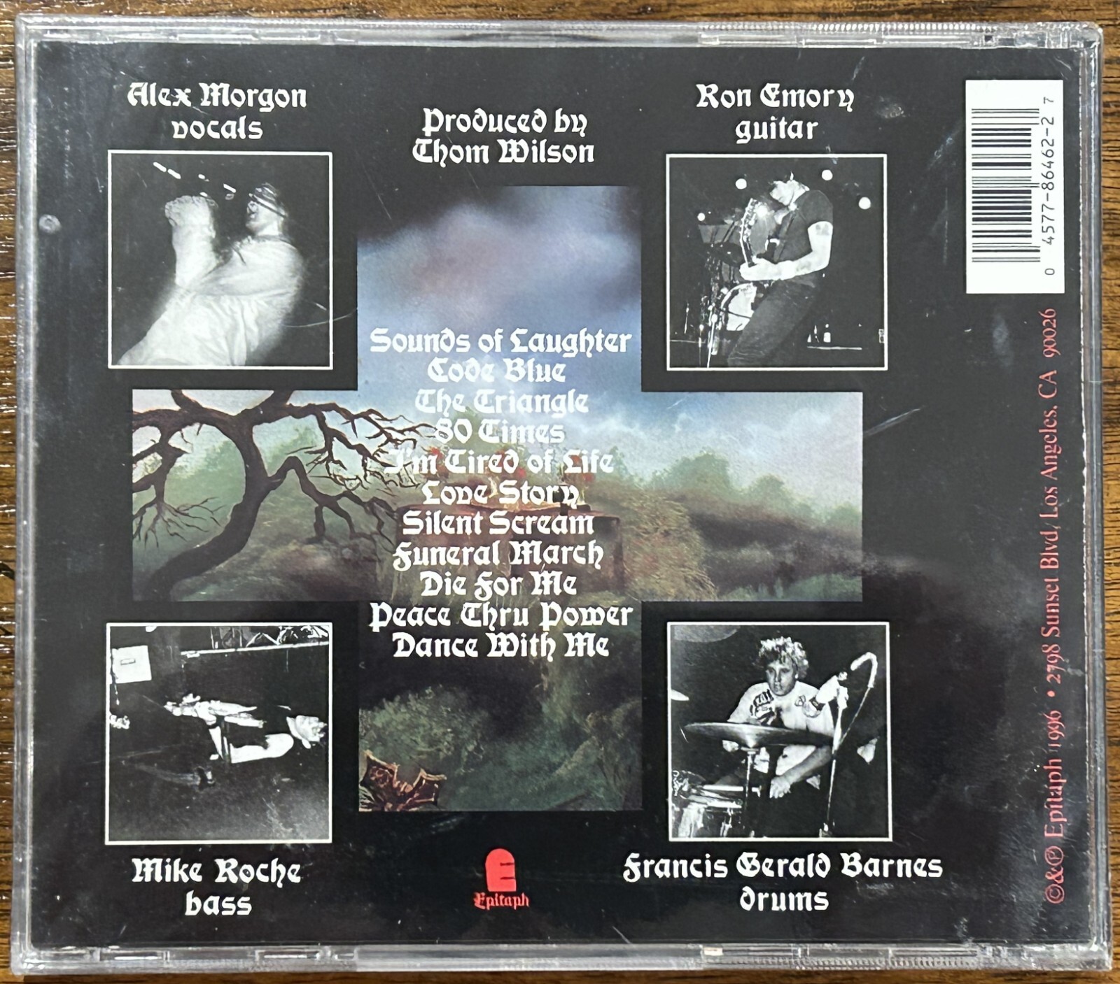 T.S.O.L. - DANCE WITH ME - 1996 EPITAPH REISSUE - NEW / SEALED