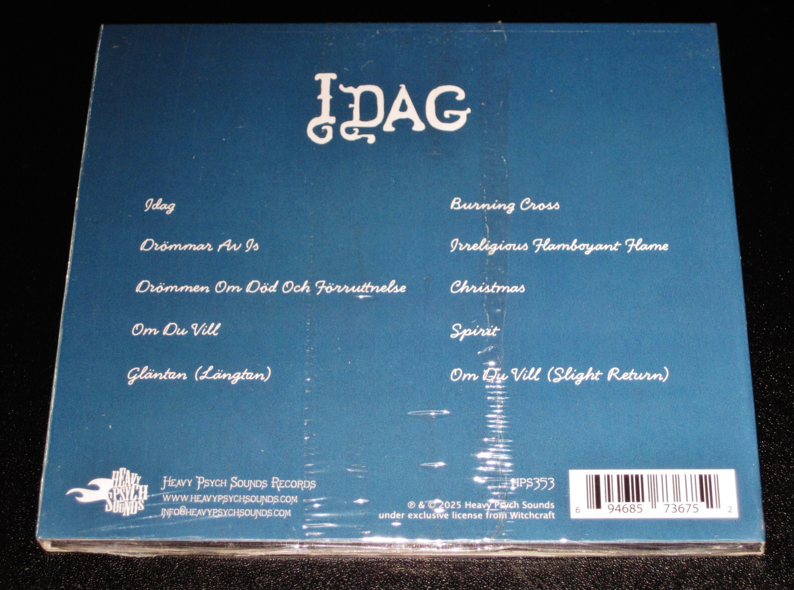 Witchcraft: Idag CD 2025 Heavy Psych Sounds Records Sweden HPS353 Digipak NEW