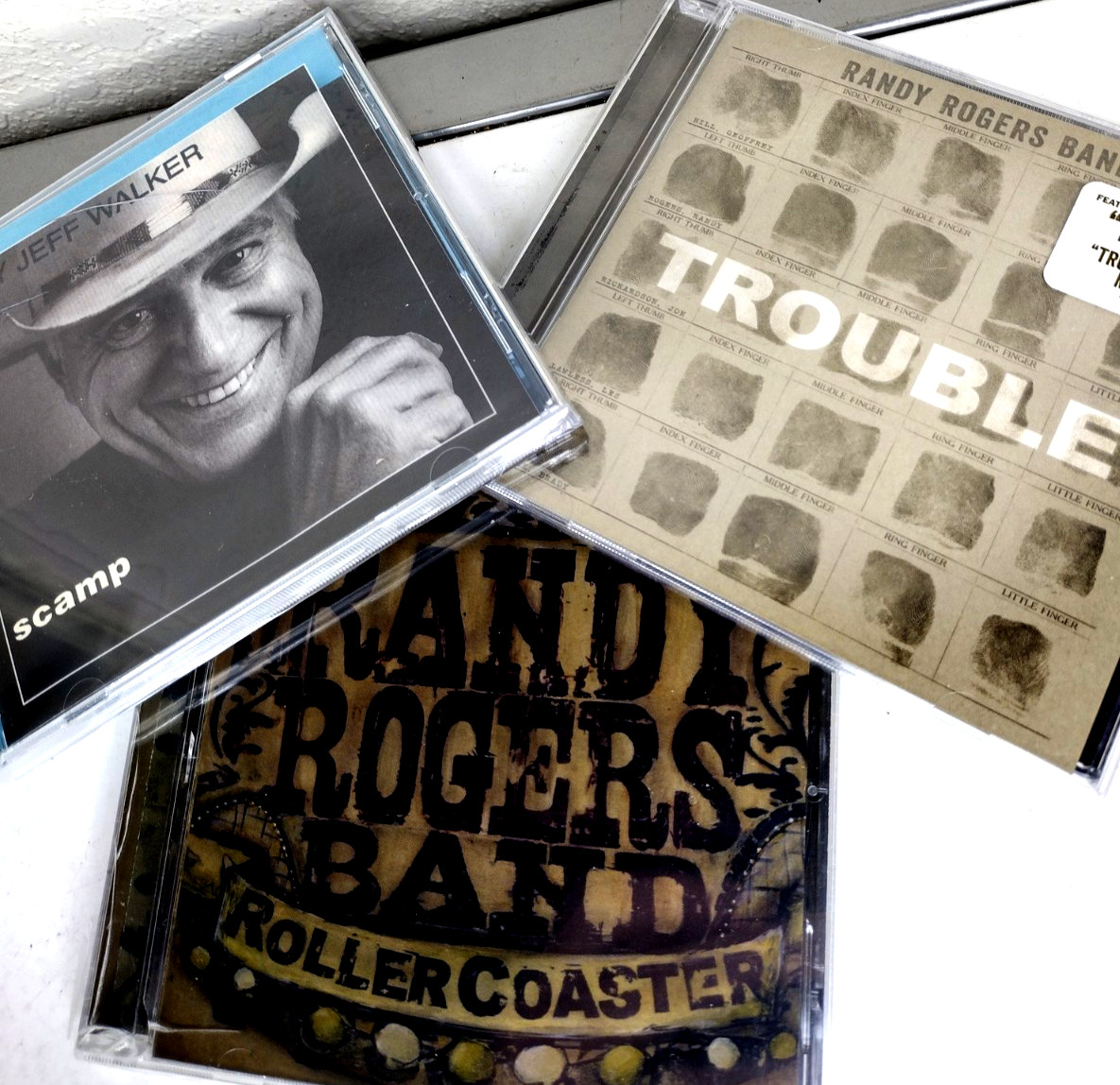 Set/3 Austin Texas Outlaw Country CDs Randy Rogers Band & Jerry Jeff Walker NEW