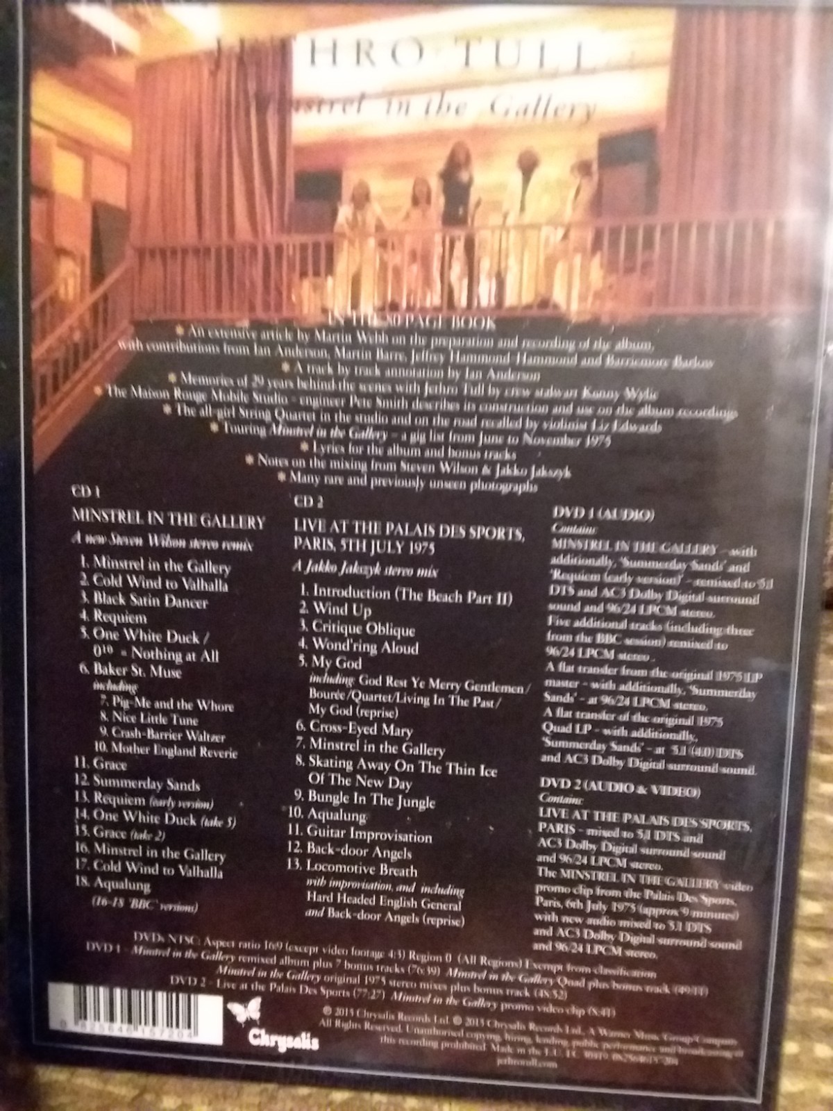 JETHRO TULL MINSTREL IN THE GALLERY [40TH ANNIVERSARY: LA GRANDE EDITION]