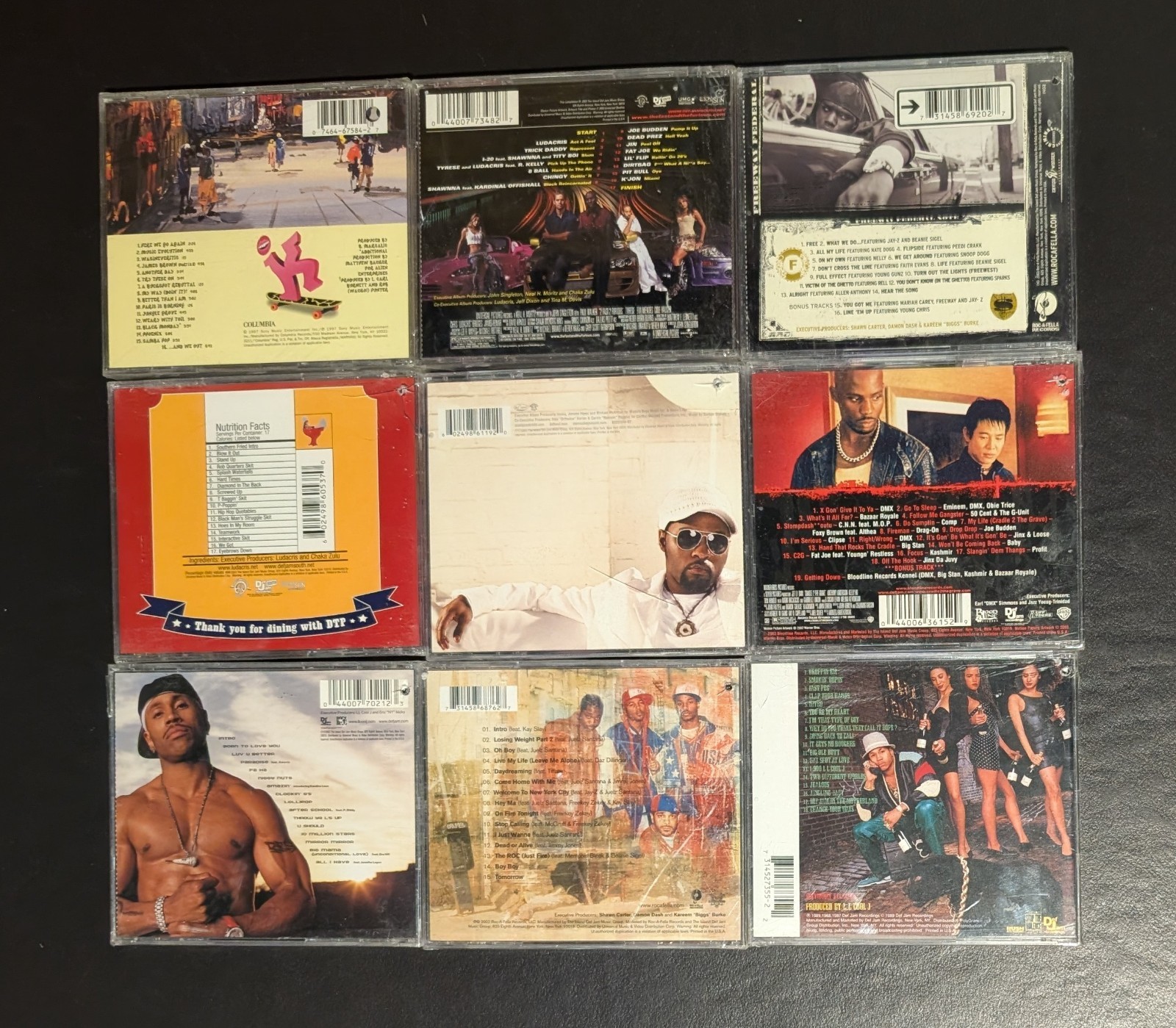 Lot of 27 90’s-00’s Rap CDs JayZ - LL Cool J Ghostface Ja Rule Method Man SEALED